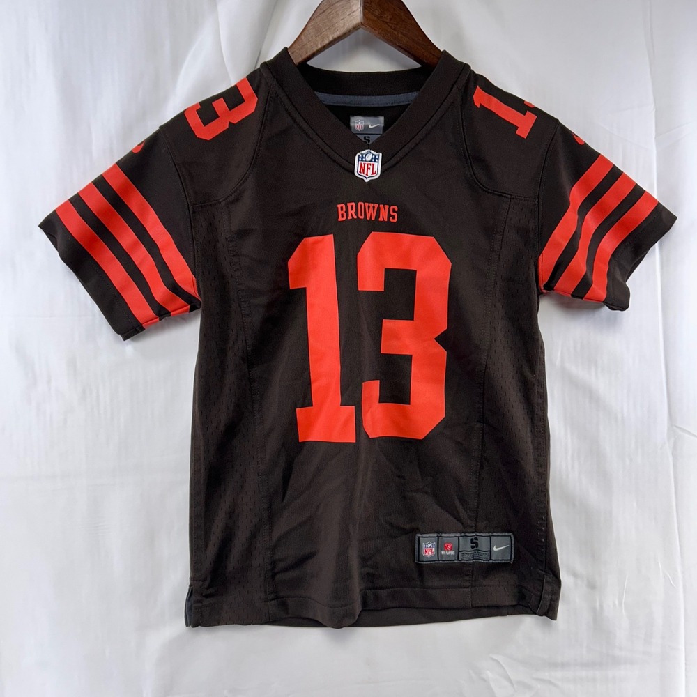 Nike Cleveland Browns Football Jersey Boys Small Brown Odell Beckham Jr 13